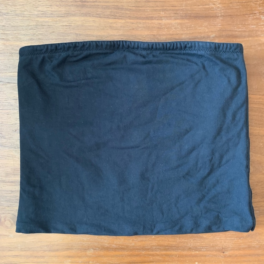 Everlane tube top, black, small